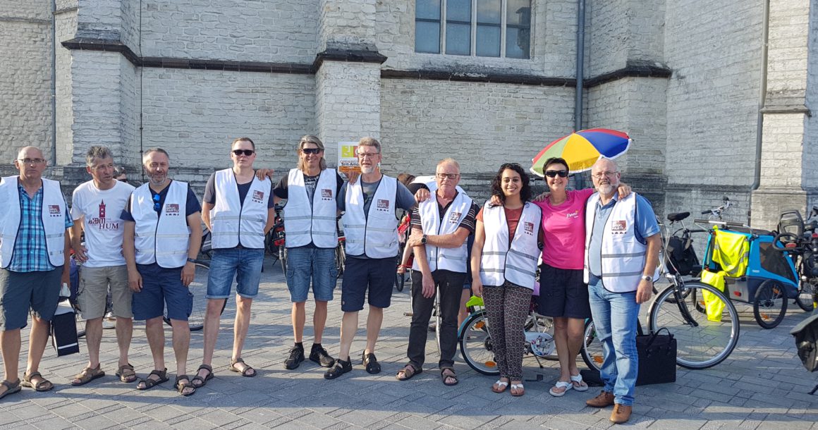 Op de fiets met de Brugpartij