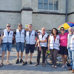 Op de fiets met de Brugpartij